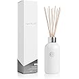 Capri Blue Volcano Reed Diffuser Set - Includes Reed Diffuser Sticks, Fragrance Oil, and Glass Bottle - Luxury Scented Room Freshener - White (8 fl oz)