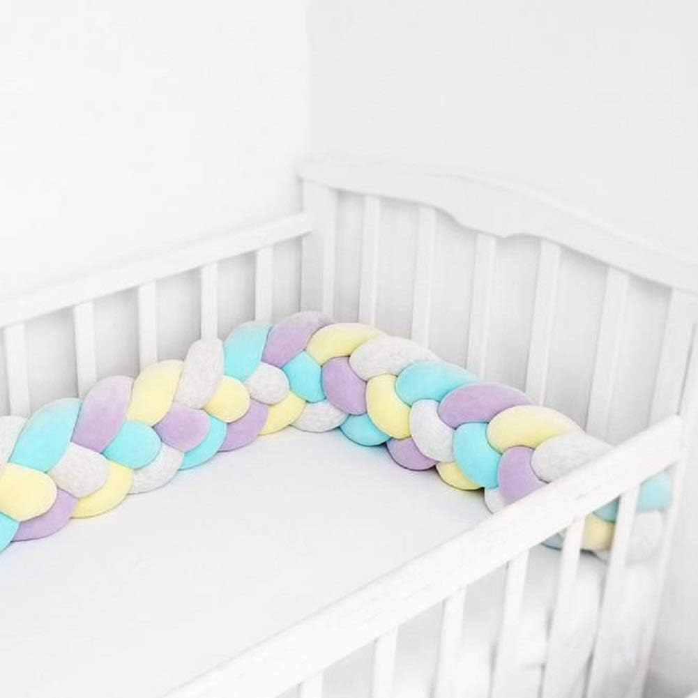 chunky knit crib bumper