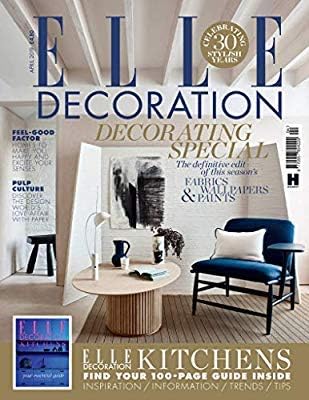 ELLE DECORATION UK(BRITISH) APRIL 2019 30th ANNIVERSARY ISSUE -NEW COPIES EXCLUSIVELY AVAILABLE FROM MAGAZINES AND MORE