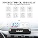 Head-Up Display, LEMSIR Car HUD Speedometer OBD II/EUOBD Interface with Foldable Display Board, Digital HD LED Projector Display Speed MPH Driving Reminder Alarm Light Sensor