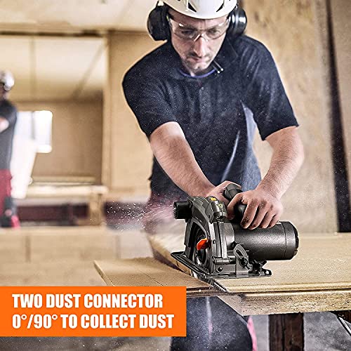 Circular Saw 12.5A,71/4" & 71/2" Two Blades, Electric Circular Saw