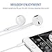 Woitech 4PACK Headphones Premium Quality Earphones Earbuds with Mic & Remote Control Fully Compatible with iPhone6, 6s, 6 Plus, 6s Plus, iPhone 5s 5c 5, SE,iPad /iPod (White)