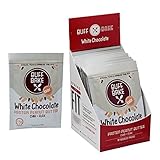 Buff Bake - GO! Pouches Protein Peanut Spread - White Chocolate - Chia & Flax - Pack of 10 Squeeze Pouches