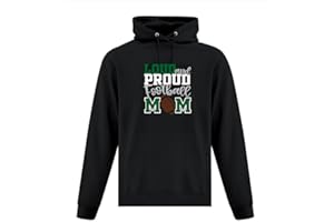 Loud and Proud Football Mom (XL, Green)
