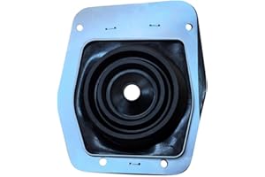 Forlevlaep Front Shift Shifter Rubber Boot w/Metal Support Bracket for 1979-2004 Ford Mustang Replace 3R3Z-7277-R 3R3Z7277R