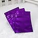 100 Shiny Purple Double-Sided Metallic Foil Mylar Zip Lock Flat Bags Pouches Outer Size 7.5x10cm (3x4