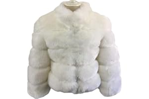 Lisa Colly Women's Winter Parka Coat Overcoat Long Sleeve Faux Fur Coat Jacket