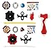 Elfnico Bey Battle Burst High Performance Battling Tops Set with 4D Launcher Grip Battle Set