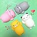 Mochi Squishy Toys HAIYOO Kawaii Squishy Cats Mini Squishy Squeeze Collection Stress Reliever Gift Colorful Cat Shape Squishies