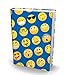BOOK SOX Stretchable Book Cover: JUMBO EMOJI Value Pack of 4 Jackets Fit Most Hardcover Textbooks up to 9