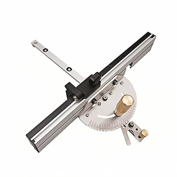 Brass Handle Precision Miter Gauge System with Box Jiont Jig Miter