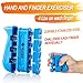 4GEAR SPORTLIFE 4G Hand Grip Strengthener Workout Kit-5 Pack-22-88lbs Adjustable Hand Gripper, Finger Stretchers, Finger Exerciser & Grip Ring-Exercise Manual & Carrying Bag Included-3 Years Warranty