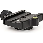 Benro QRCT70 Arca Style Quick Release Clamp with Precision Locking Knob, Anti Slip Gripping Surface and Secure Plate Control for Tripods, Monopods and Video Support Systems (QRCT70)