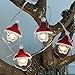V Smart Life Christmas Decorative Lights Battery Operated String Lights Santa Claus and Snowman 2 Packs Timer Control for New Year Decoration,Holiday Season, Christmas Wreath Décor(SCSM)