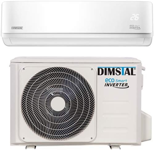 ECO Smart INVERTER WiFiWLAN Ready 9000 BTU Split Klimaanlage mit Wrmepumpe Klimagert mit Heizfunktion komplett Set inkl 3m Kupferleitungen 26 kW