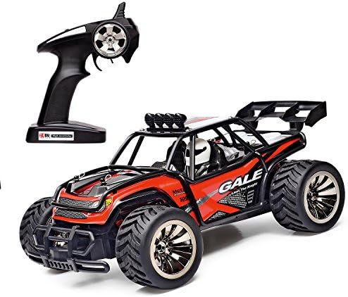 SANTSUN RC Car Off-Road Rock Vehicle Crawler Truck 1:16 2WD High Speed 2.4GHz 50M Electric Radio Remote Control Racing Cars Monster Truck with 4 More Lock Catch