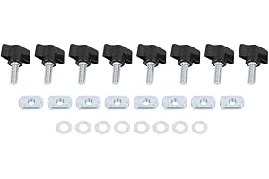 Hard Top Quick Removal, Aluminium Alloy Hard Top Quick Removal Fastener Kit Easy Use Thumb Screw Nut Fit for YJ TJ JK M8 25mm