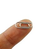 MEI YI TIAN 50 Count Metal Mini Paper Clips 3/5