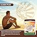 Sunwarrior - Classic Plus, Raw Organic Plant Based Protein, Chocolate, 20 Servings (1.1 lbs)