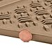 BDK Heavy Duty VAN SUV Rubber Floor Mats - 4 Pieces 3 Rows Full Set- All Weather Trimmable Mat (Beige) - MT-713-711-BG_AMHD