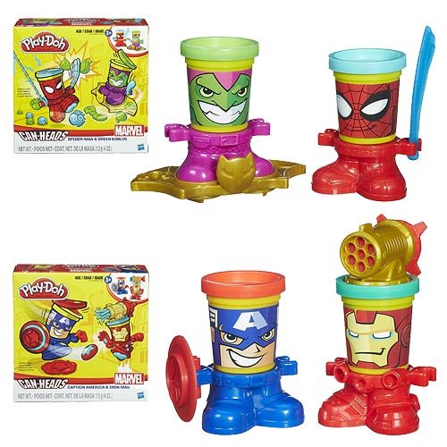 marvel play doh set