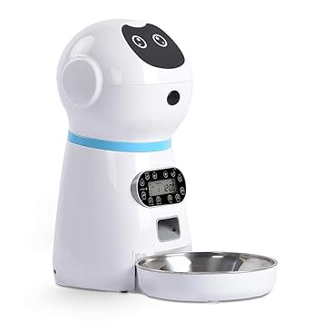 Buy Auoker Timed Cat Feeder Usb Intelligent Robot Automatic Cat