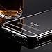 iPhone 6S Case,Roybens Luxury 2 in 1 [Air Aluminum Bumper + Acrylic Back Plate] Back mirror Anti-Scratch Case Cover for Apple iPhone 6/6S - Black