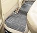 Zone Tech All Weather Rubber Semi Pattern Car Interior Floor Mats – 4-Piece Set Gray Heavy Duty Car Interior Floor Mats