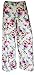 ZJ Clothes Ladies Plus Size Floral Print Palazzo Trousers Womens Summer Wide Leg Pants