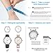20mm Quick Release Watch Band Compatible with Samsung Galaxy/Huawei/Pebble/Asus/Ticwatch Smart Watch, Runostrich Nylon Lightweight Breathable Replacement Sport Loop Strap (Rainbow Pinstripes, 20mmm)