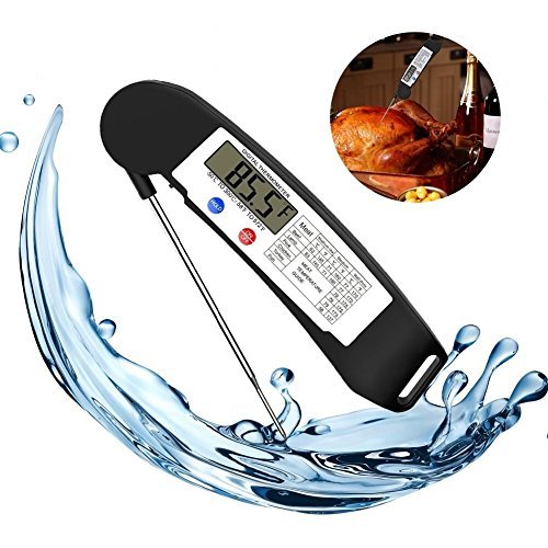 Meat Thermometer,Tengyu Kitchen Cooking Thermometer Instant Read Thermometer Super Fast With Collapsible Stainless Probe For Grill Cooking Meat Kitchen Candy