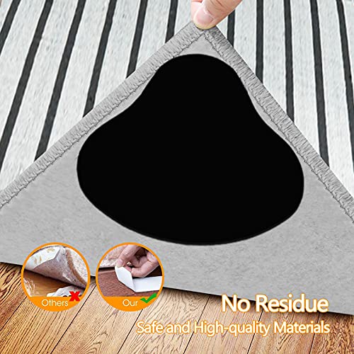 Chikigo Rug Grippers New Thin Type, 12 Pieces Anti Curling Non Slip