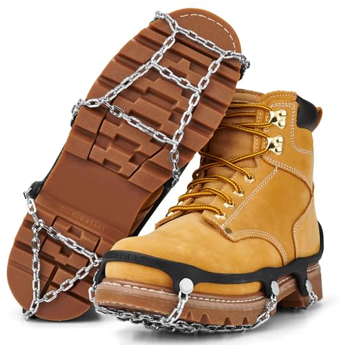 YakTrax Traktionsketten zum Gehen auf EIS und Schnee (1 Paar), schwarz