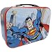 WL SS-WL-25554 Superman Flying In Metropolis City Collectible Tin Tote, 10"