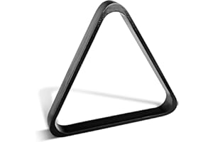 HMQQ Solid Wood Billiard 8-Ball Triangle / 9-Ball Diamond Pool Ball Racks for 2-1/4" Pool Balls, Pool Table Accessories