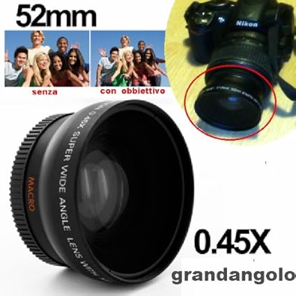 diametro52 ProDigital objetivo gran angular diámetro de 52 mm para ...