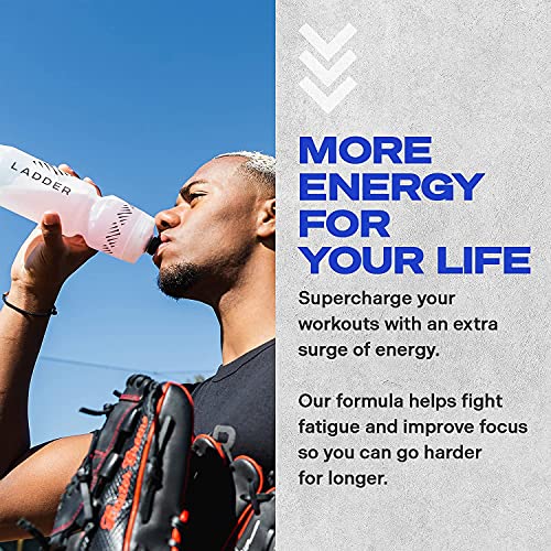 LADDER Sport Pre Workout Powder 100mg Caffeine, BetaAlanine