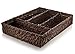 Francois et Mimi Bamboo/Rattan Multi-Compartment Flatware Cutlery Tray Holder