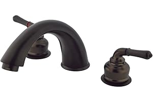 Kingston Brass KB365 Magellan Roman Tub Faucet, Oil Rubbed Bronze,8-Inch Adjustable Center , Oil-Rubbed Bronze