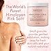 Majestic Pure Himalayan Salt Body Scrub with Lychee Oil, Exfoliating Salt Scrub to Exfoliate & Moisturize Skin, Deep Cleansing - 10 oz (Pack of 2)