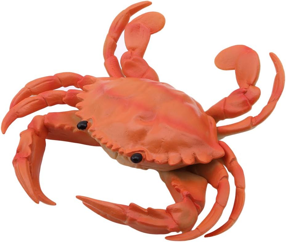 DONGMING Lifelike Crab Toy Plastic Crab 