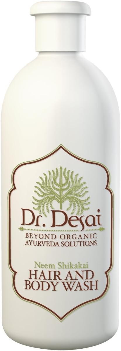 Dr Desai Ayurvedic Neem Shikakai Hair and Body Wash 75ml/2.5oz Travel Size
