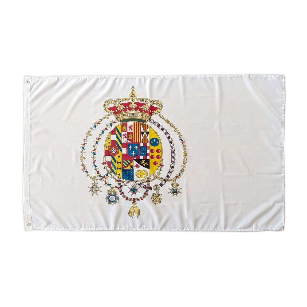 Pandiui23 Kingdom of Two Sicily Flag 150 cm x 90 cm Multi-Coloured