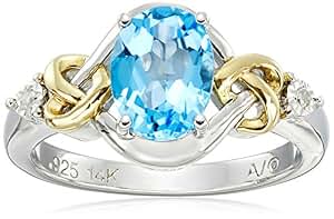 Silver diamond rings amazon