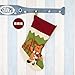3pcs Christams Stockings Santa Claus Reindeer Snowman Christmas Ornaments Decorations Gift Bag Socks Tableware Holders Candy Pouch Bag by Leadpo