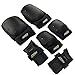 Allnice 3 in 1 Knee Elbow Pads Wrist Guards Thicken Skateboard Cycling Roller Skating Outdoor Sports Elbow Knee Wrist Protective Gear Pads Safety Gear Pad for Adult & Child Kid use (L)