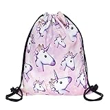 Deanfun Print Drawstring Backpack Rucksack Shoulder Bags Gym Bag (Animals,foods)15