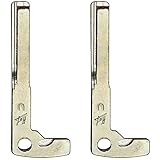 QualityKeylessPlus TWO Insert Replacements for Mercedes Benz Prox Remote Fob Uncut Blade with FREE KEYTAG