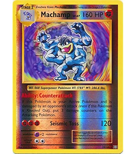Pokemon - Machoke (58/108) - XY Evolutions - Reverse Holo