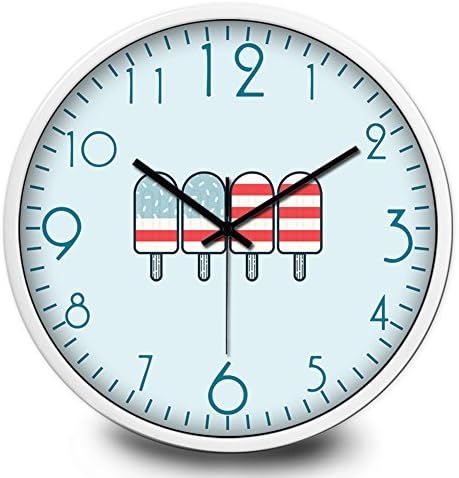 Creative Wall Clocks/Bedroom Children's Room In The Kitchen Wall Clock/Home Electronic Quartz Clock Watch-E 12inch